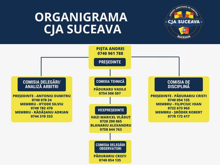 Organigrama CJA Suceava